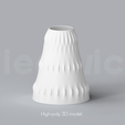 A_6_Renders_1.png Niedwica Vase A_6 | 3D printing vase | 3D model | STL files | Home decor | 3D vases | Modern vases | Abstract design | 3D printing | vase mode | STL