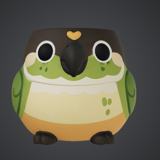 Kawaii Parrot Flowerpot