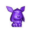 glaceon tiny chibi.stl eevee eevolutions tiny chibi collection X 9