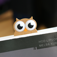 Capture d’écran 2017-08-16 à 19.02.11.png Fichier STL gratuit Multi-Color Owl Bookmark・Modèle pour imprimante 3D à télécharger