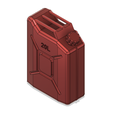 Jerry can 20 V1.png Free STL file Jerry can Fuel can TRX4 SCX10 K5 RC4WD scale rc・3D printing design to download