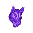 Cerberus_head_1(35mm).stl STL file Cerberus・3D print object to download