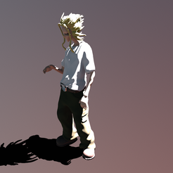 tbrender_Viewport.png Fichier 3D All Might - MY HERO ACADEMY・Plan pour impression 3D à télécharger