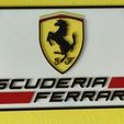 SCUDDER! mmm \ EEF ERRAR! logo scuderia Ferrari