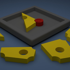 render.png Archivo 3D gratis Puzzle del queso・Modelo de impresión 3D para descargar