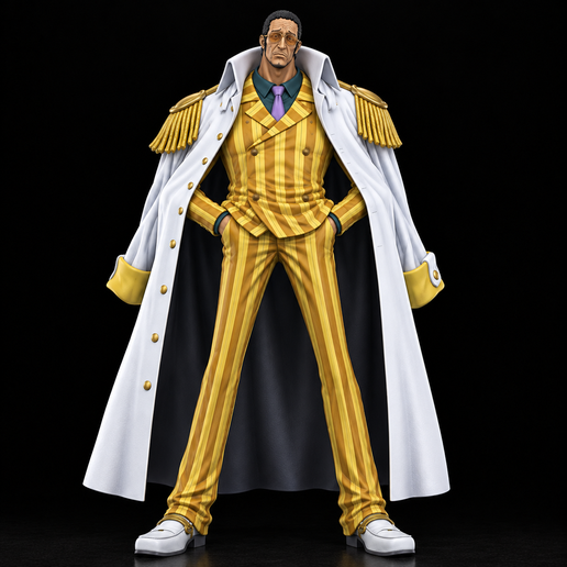 Kizaru (Borsalino) – One Piece 3D Printable Figure