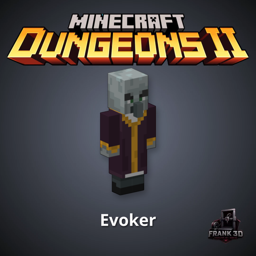 Evoker - Minecraft Dungeons | 3D Print STL Creature Figure Replica