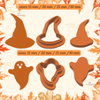 4.png Super bundle polymer clay cutters | Halloween | Halloween clay cutters | 24 STL files |