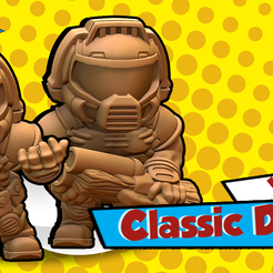 Release_template.png STL-Datei Classic Doomguy kostenlos・Design zum 3D-Drucken zum herunterladen