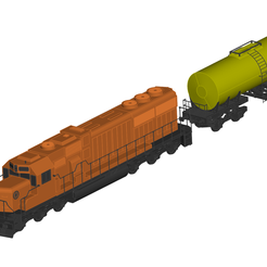 1.png Archivo 3D tanque - tren - locomotora - vagón - metro - monorraíl - Peoplemover・Diseño imprimible en 3D para descargar