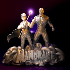 MANDRAKE-FRONT.1.jpg Archivo 3D MANDRAKE AND LOTARIO・Modelo para descargar e imprimir en 3D, raul111