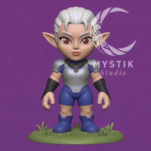 Impa – The Legend of Zelda: Ocarina of Time Chibi 3D Print