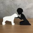 WhatsApp-Image-2022-12-22-at-15.39.04.jpeg Girl and her Rottweiler (afro hair) for 3D printer or laser cut