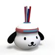 Pochacco-Penci-Holder.412.1.jpg Sporty Pochacco Desktop Organizer | Kawaii Pencil Holder
