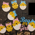 1654912062042.png Fichier STL décoration pour la fête de bébé et révélation du sexe・Plan pour imprimante 3D à télécharger