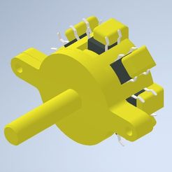01.jpg Fichier STL gratuit Commutateur rotatif 6X45・Objet imprimable en 3D à télécharger