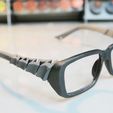 7L0B0007.jpg Flexible Stylist Glasses wear-Design 01 -detachable/exchange frame & Wing -interchangeable - 3d Print