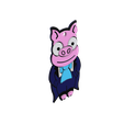 cerdito .png PIGGY CAKE DOLL - THE SIMPSONS - KEY RING