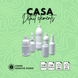 CASA-Detail-elements-Portadas-20.png Dollhouse Soda and Beverage Set - 1:12 & 1:6 Scale - STL OBJ - VV-CLE-SET03