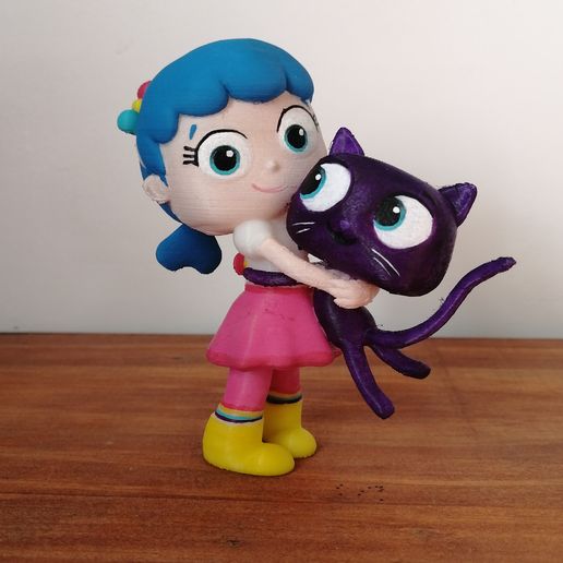 🌈 Vera y el reino Arcoíris・Archivo STL para ・Cults