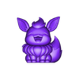 flareon tiny chibi.stl eevee eevolutions tiny chibi collection X 9