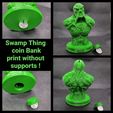 20201115_142757.jpg STL-Datei SWAMP THING 2.0 coin bank kostenlos・3D-druckbares Design zum herunterladen