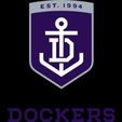 Fremantle-1.jpg AFL Fremantle keychain badge printable and renderable