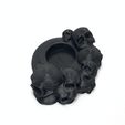 1번 블랙.JPG Skull tealight holder by TITAN Corporation