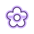 Flor3- 20mm.stl Polymer clay / cookie cutter pack flower shape #3