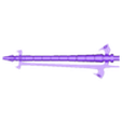Lance sonic.stl Sonic lance for Scorpion Type II Heavy Grav Tank