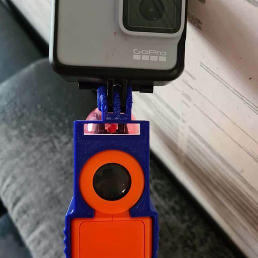 Free 3D file Nerf Laser Ops GoPro Mount 🎲 ・3D printable object to ...