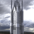 gothic-dark-city-series.1361.png Gothic Cathedral Cult Architecture Cathedral Tower