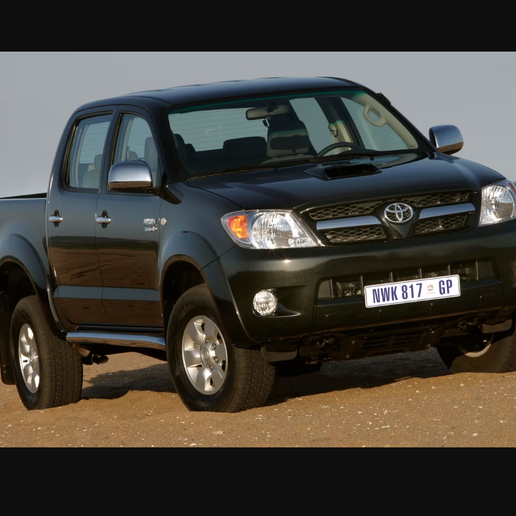 Toyota Hilux 2007 Vigo - Highly Detailed 3D Printable STL Model