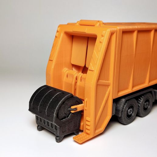 6.jpg Download STL file Print-in-Place Garbage Truck Module • 3D print object, budinavit