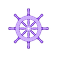 Barre_à_roue_bois.STL Wood ship's wheel - Barre à roue