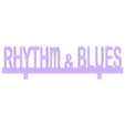 RYTHM E BLUES.stl JUKEBOX TITTLE STICKERS RYTHM E BLUES FOR AMI H I 200 PARTS REPLACE