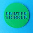 Tinkercad_Drinks_Coaster_Printer_Thinker.jpg Drinks Coaster - Printer Thinker