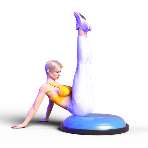 Stl File Fitness Girl 3・3d Printer Design To Download・cults