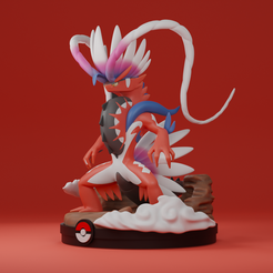Final_Render.png Koraidon Pokemon Scarlet and Violet 3D Printable Statue