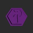 axe-3.png Axe Hexagon – 3D Printable Game Token