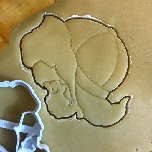 Sarah Kay face cutter 3D model