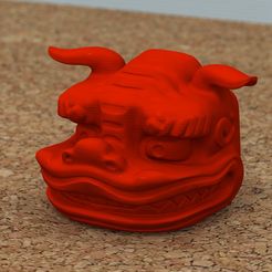 LionHeadgear_02.jpg STL file Shishigashira -Lion Headgear-・Model to download and 3D print