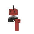 Explosionszeichnung-Universal-Case-Feeder-SixPack_01.png LEE SIXPACK PRO UNIVERSAL CASE FEEDER I (< 13.3 mm OD)