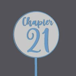 chapter-21.jpg Cake Topper - 21st Birthday - Chapter 21