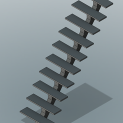 Escalier-FGS-1.1.png Staircase with central stringer