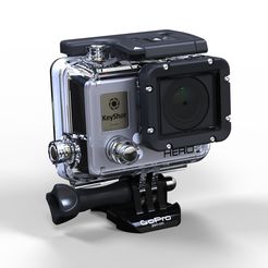 Phen X Frame Support GoPro 9 10 11 12 Attache GOPRO by Phen X Frame, Download free STL model