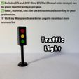 Trffic-Light.jpg Miniature Scene Series | Traffic Light | Miniature Scene Series | Red and Green Lights
