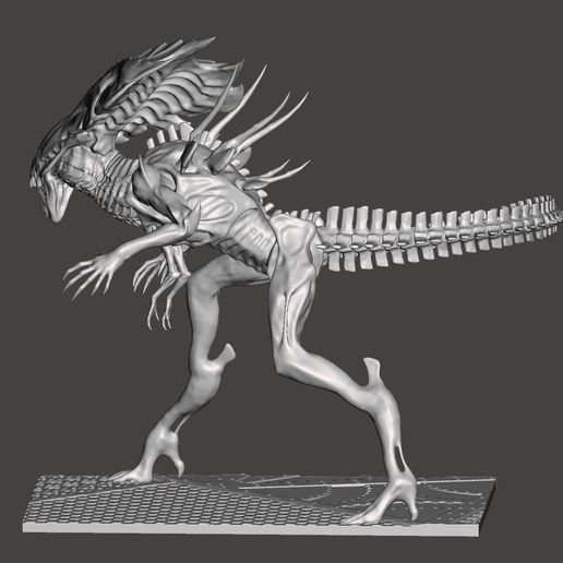 👸 QUEEN ALIEN XENOMORPH DYNAMIC POSE - ALIENS FIRETEAM ELITE STL for 3D ...
