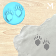 Grizzly-bear.png Stamp - Animal footprint pair