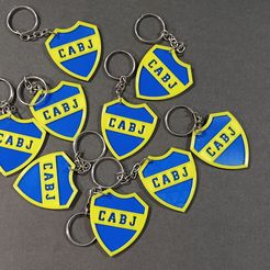 Boca.jpg Fichier STL Porte-clés Boca Juniors Retro. impresionesjmr・Design imprimable en 3D à télécharger